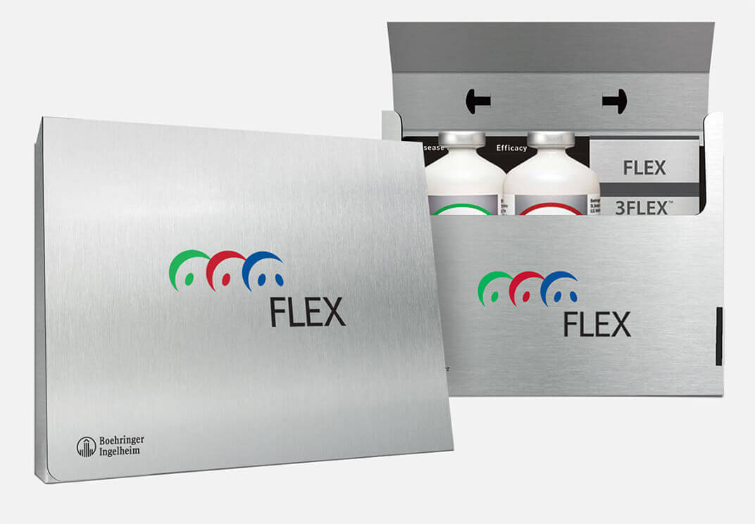 Boehringer Ingelheim Flex/3Flex direct mail marketing materials