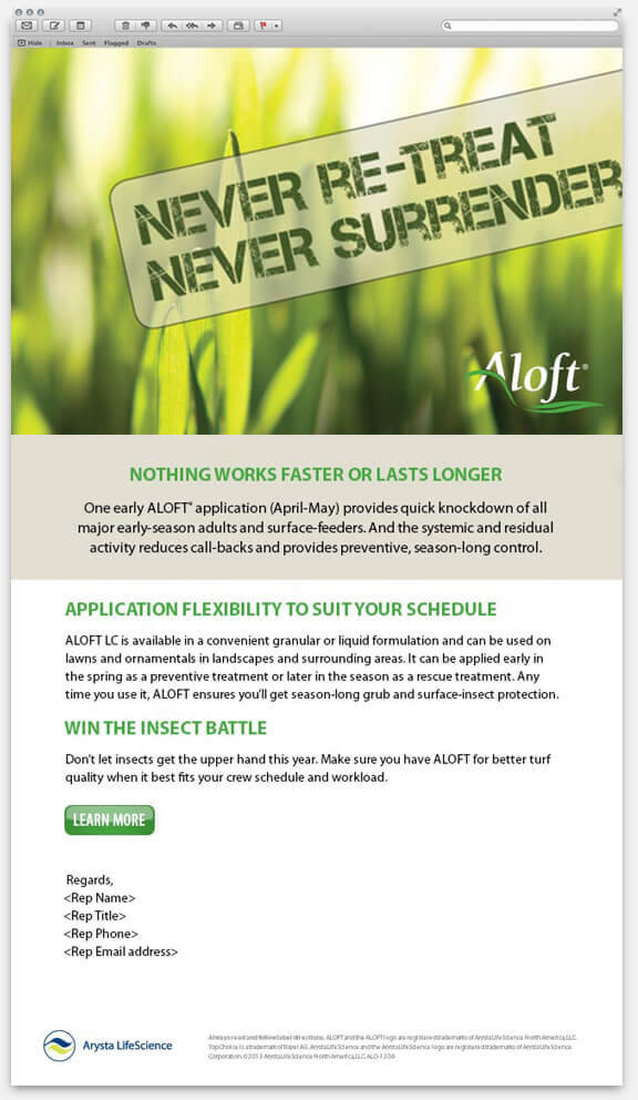 Arysta Lifescience Aloft digital brochures