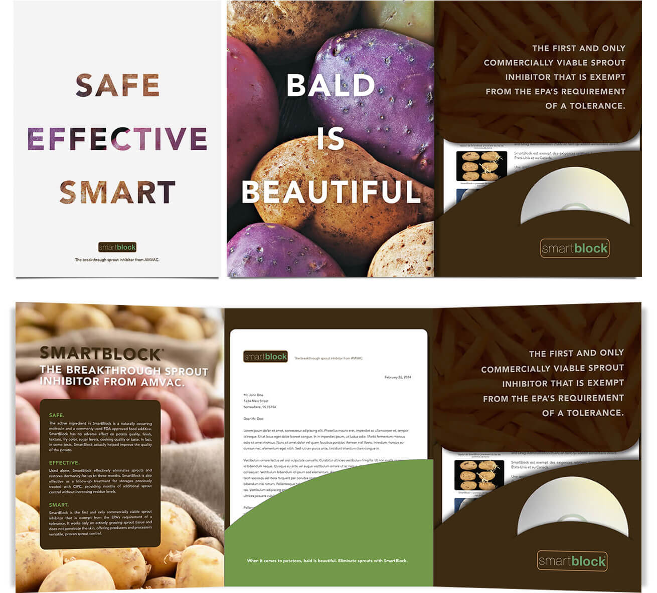 Amvac Smartblock, printed brochures