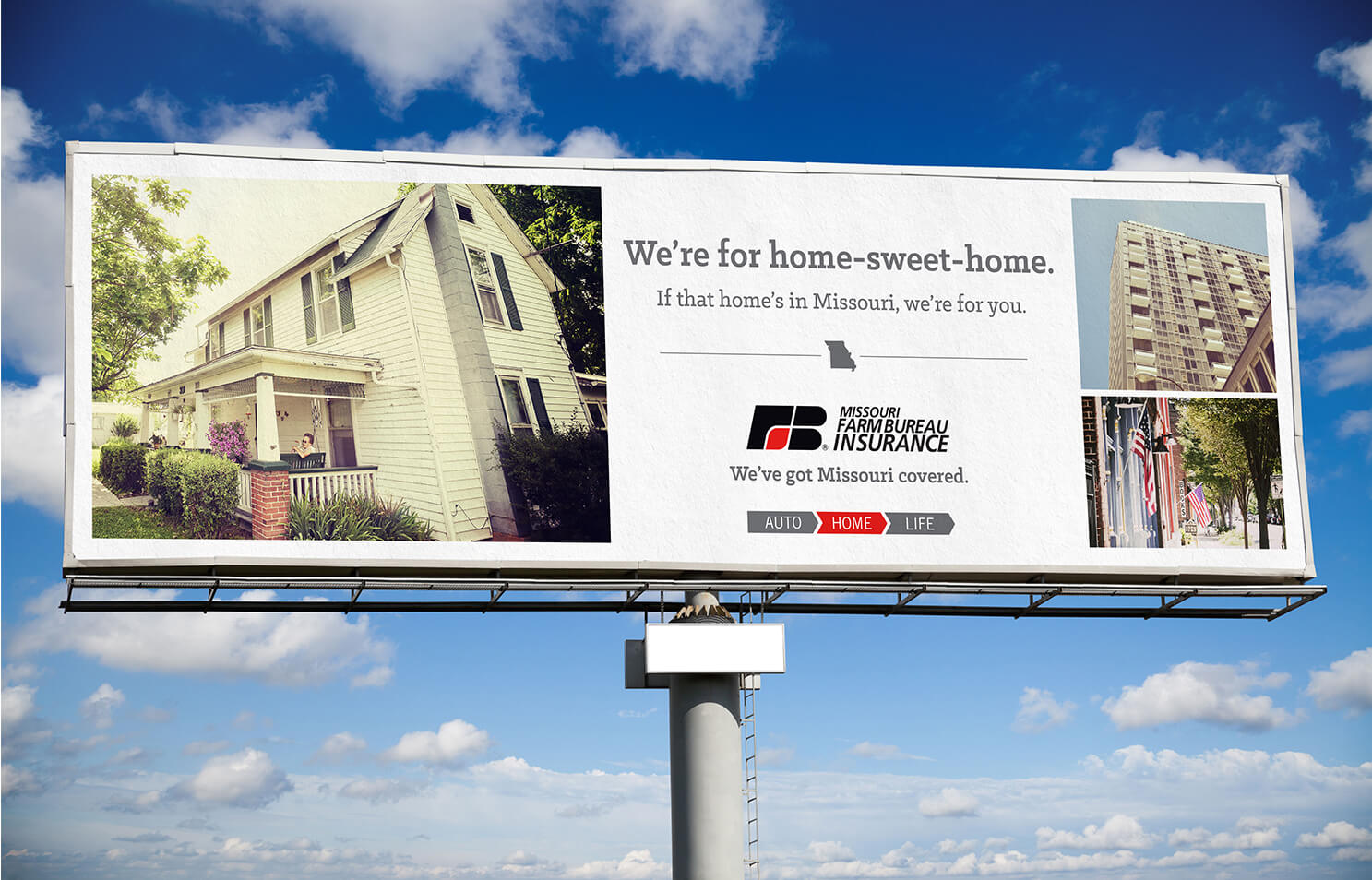 Missouri Farm Bureau Insurance large billboard ad