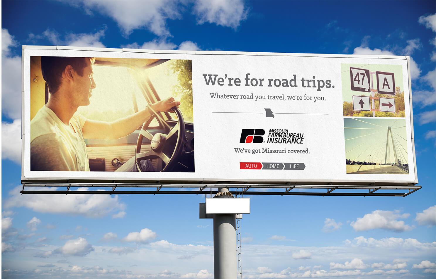 Missouri Farm Bureau Insurance large billboard ad
